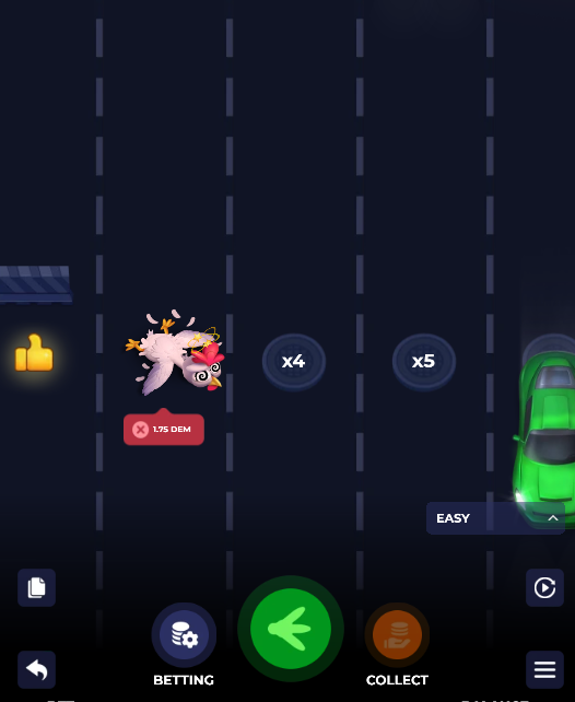 Rozgrywka w Uncrossable Rush